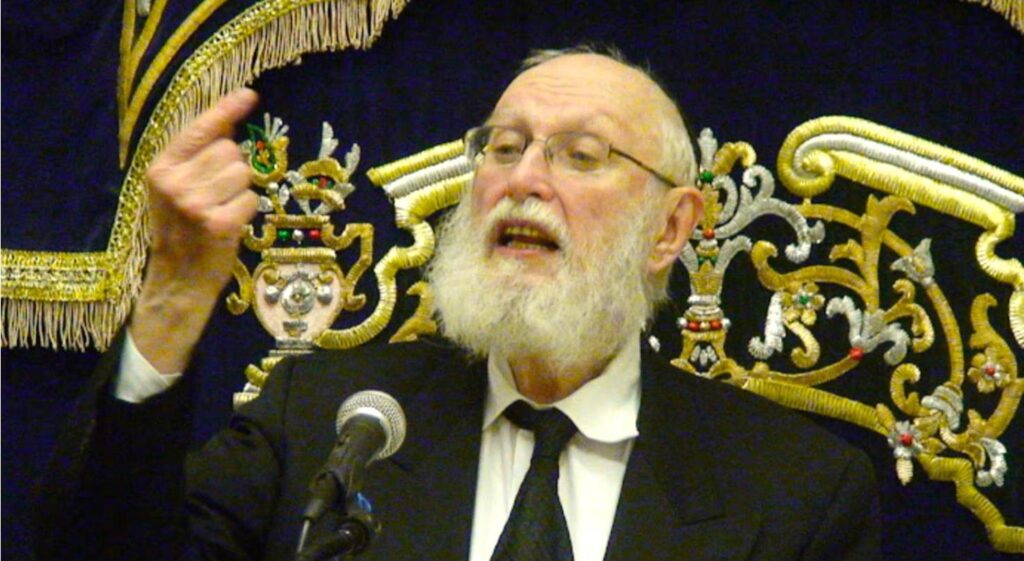 Rabbi Shlomo Singer, Senior Head and Founder of YNB-PTI in Passaic. Image Credit - YNB-PTI