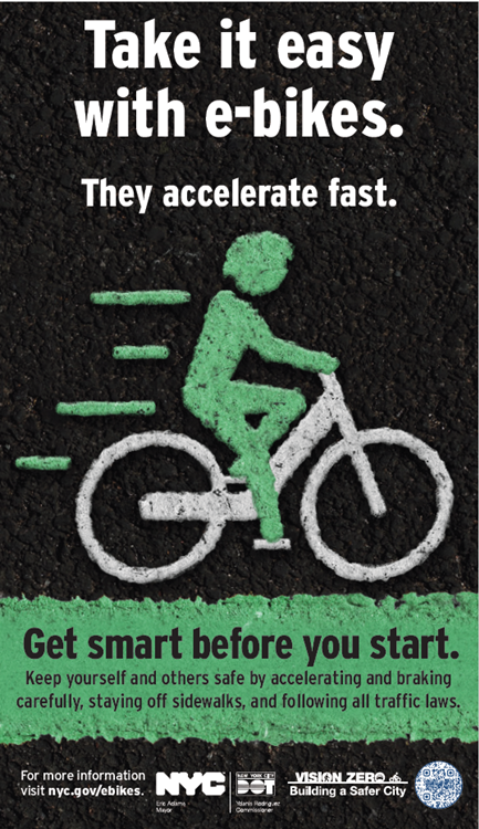Get Smart Before You Start” Advertisement. Image Credit - NYC DOT