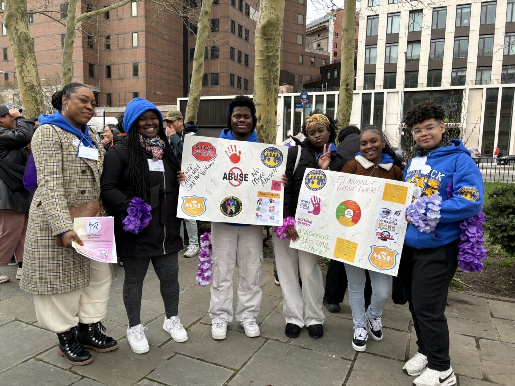 NYC Teen Dating Violence Awareness Walk. Image Credit - The Healing Center Of NY