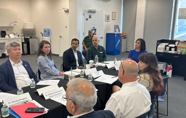 Congresswoman Malliotakis with representatives from local pharmacies and organizations.. Image Credit - Rep. Malliotakis