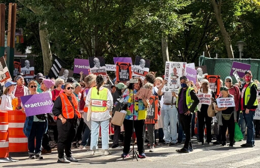NYC Organization of Public Service Retirees Protest. Image Credit - NYC OPSR
